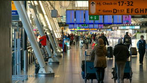 busy airport