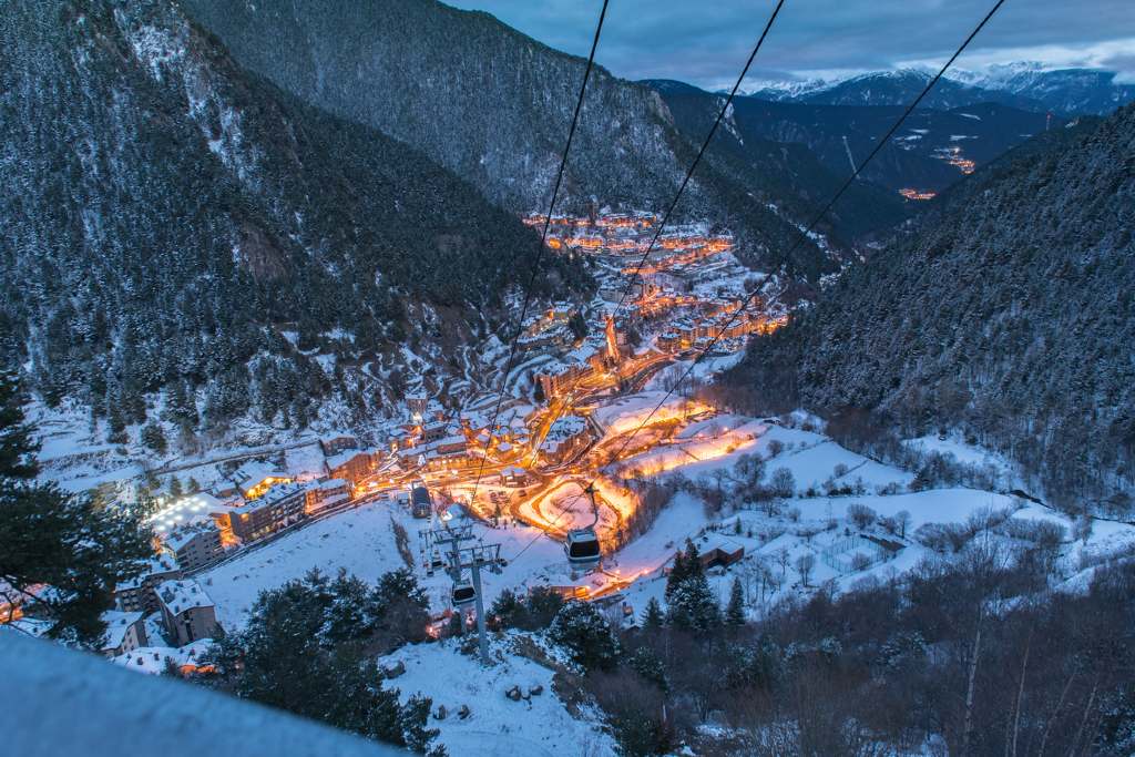 ski town in Andorra