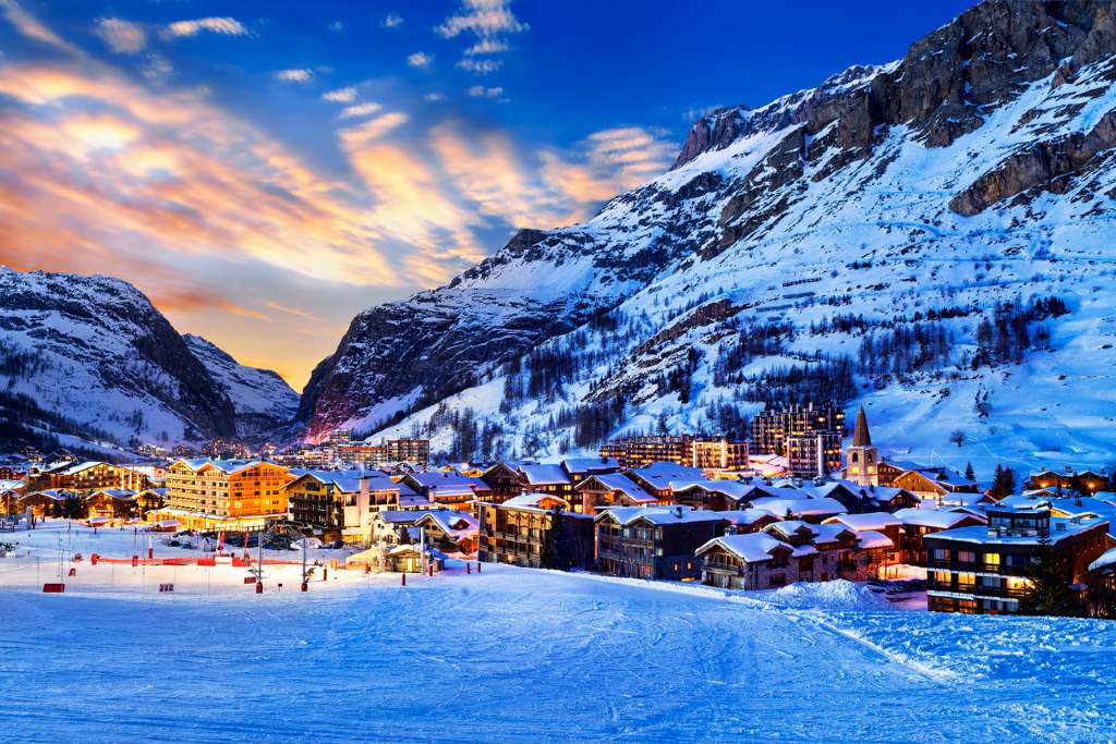 ski resort in France