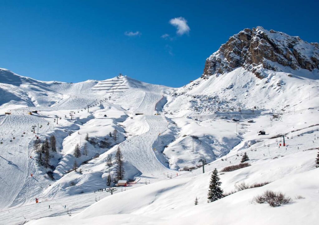 ski mountain in Italy