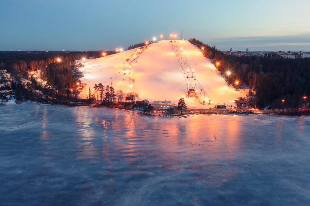 Sweden ski slope