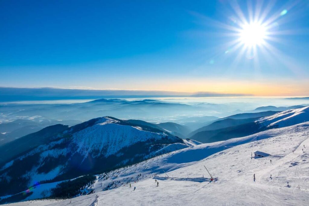 skiing in Slovakia