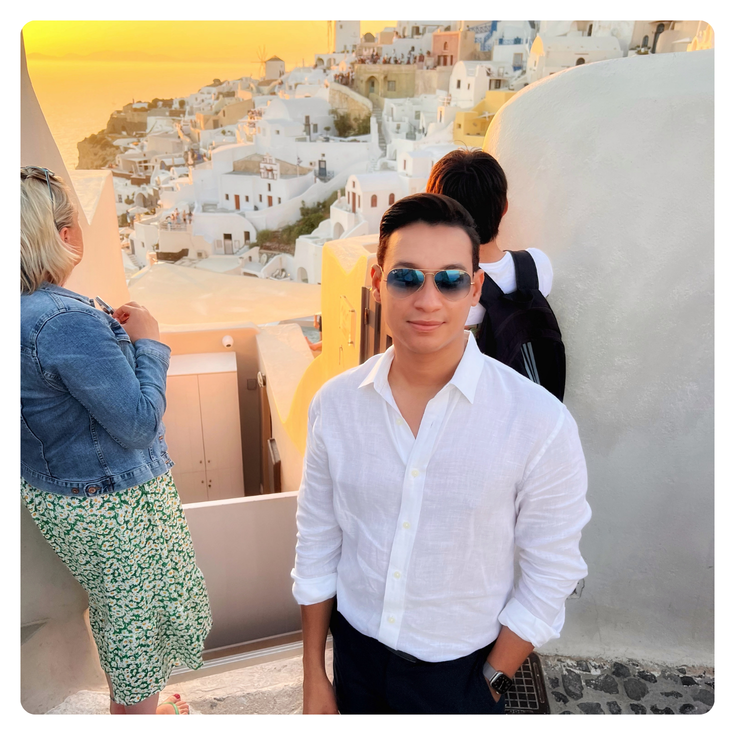 Carlos on holiday