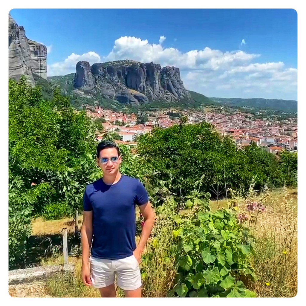 Carlos on holiday