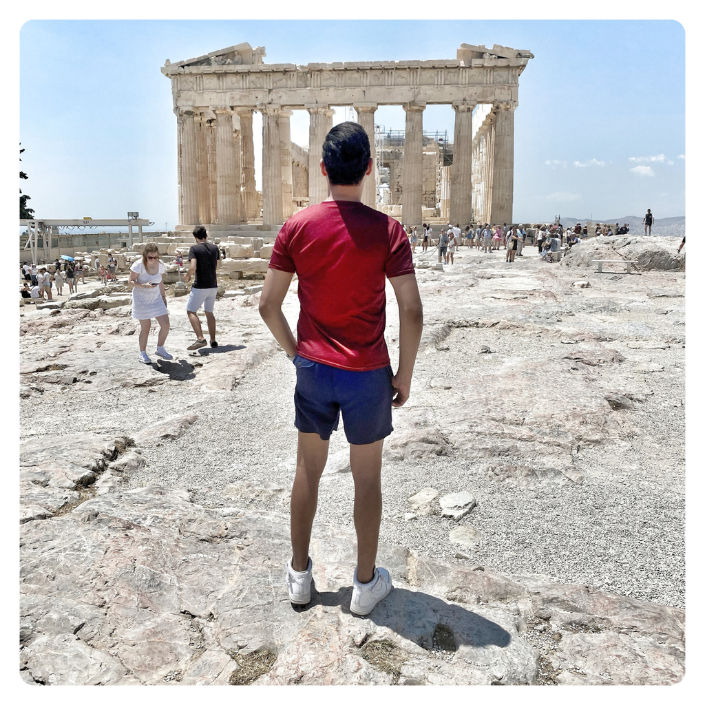 Carlos on holiday