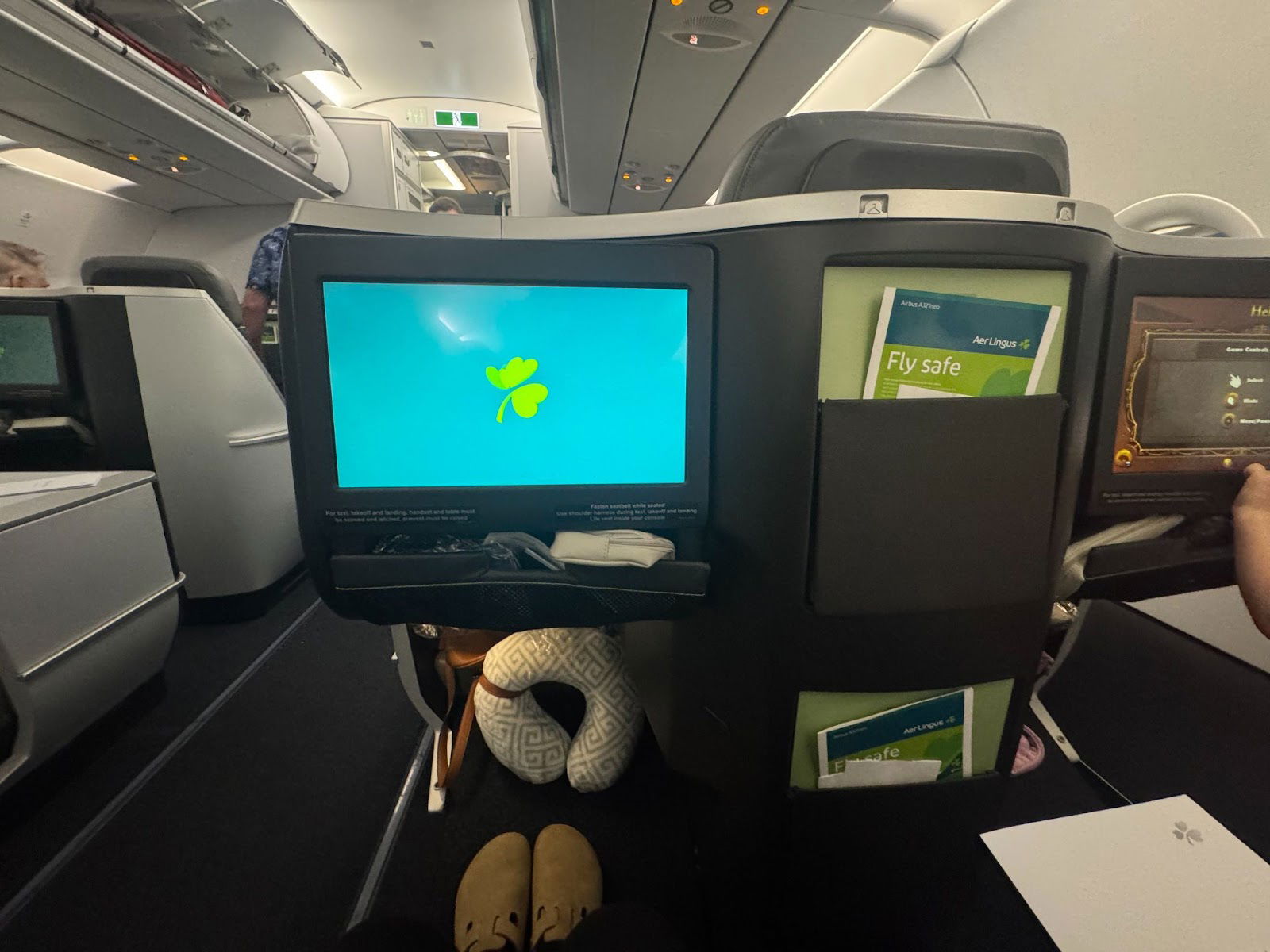 Aer Lingus in-flight entertainment