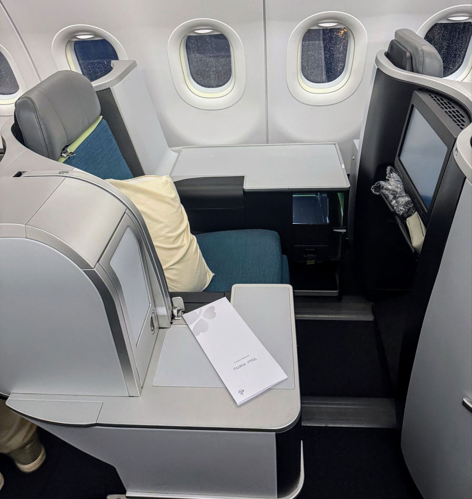 Aer Lingus business class seat