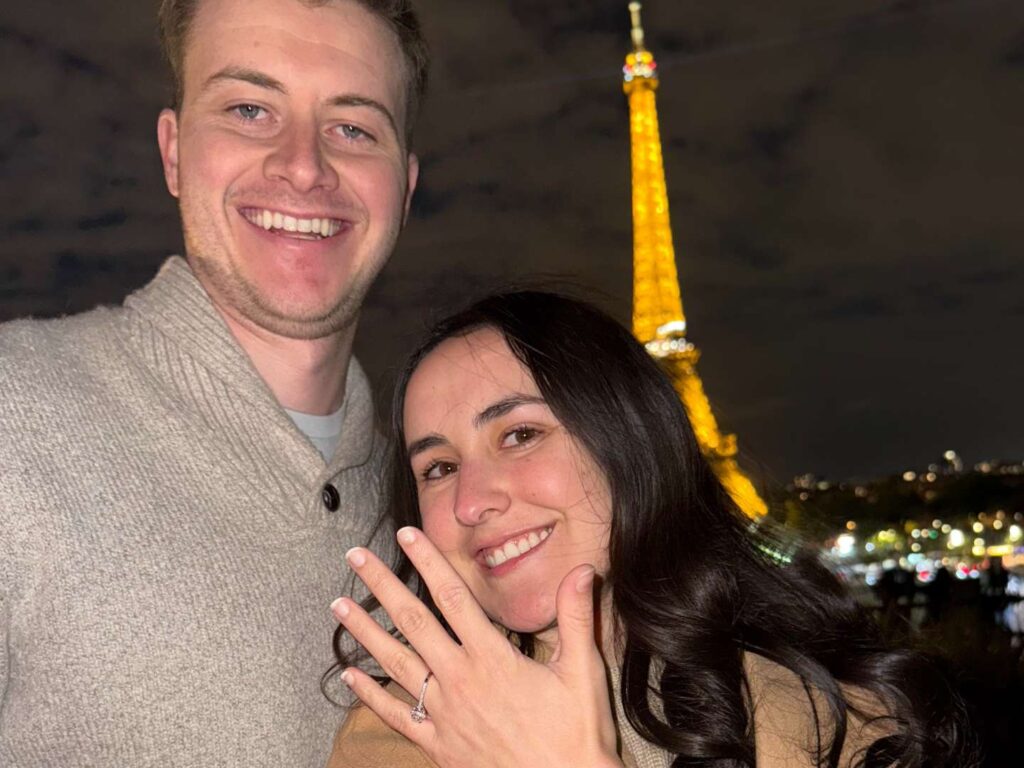 Engaged in Paris