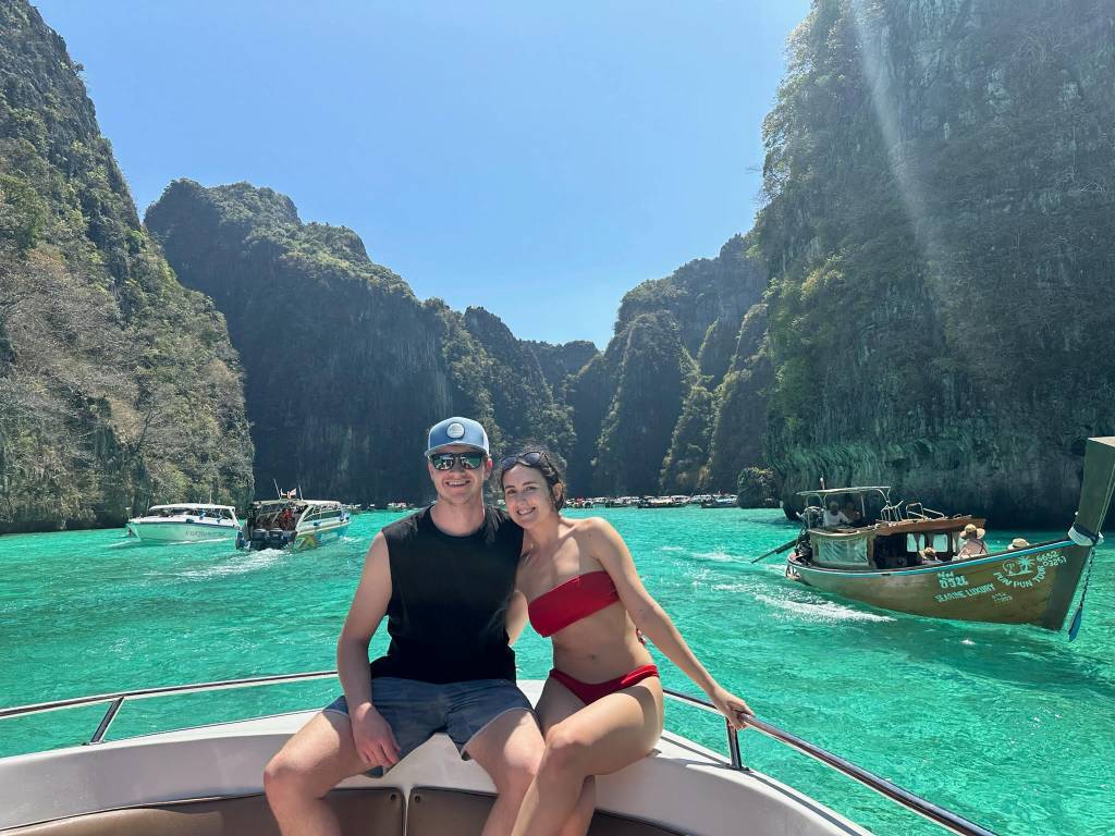 Victoria and Cole in Thailand
